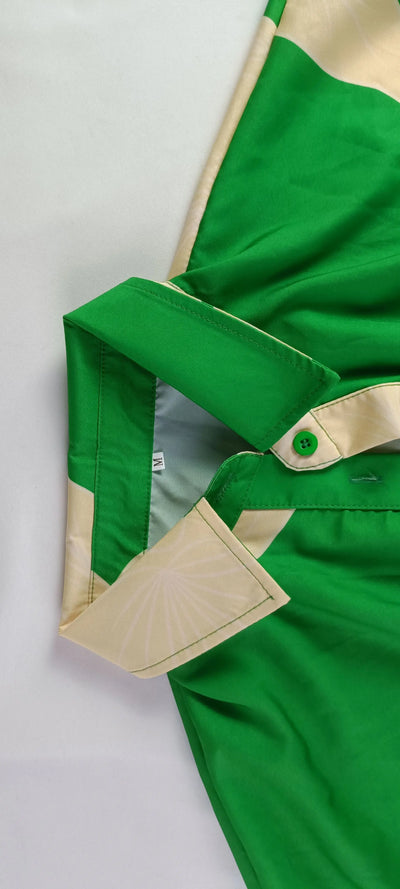 Avelena | Hochtailliertes Bedrucktes Langes Kleid für Frauen