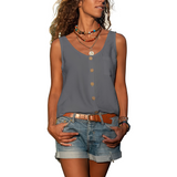 Nyla - Damen-Tanktop im trendigen Design in Grau