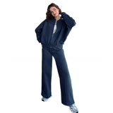 Set Mit Regular-Fit-Hose Und Geradem Bein - Cheyenne in Dunkelblau