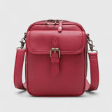 Elegante Schultertasche Damen in Dunkelrot