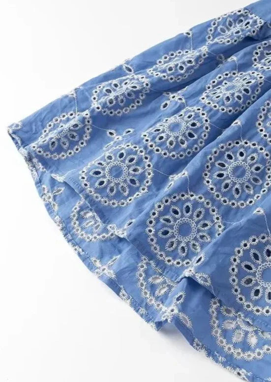 Maxi-Kleid mit Rüschen | Feminine Eleganz & Boho-Muster | Sommerlicher Charme