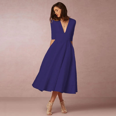 Glamour | Midi Abendkleid für Damen – Elegant und Zeitlos