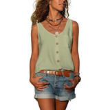 Nyla - Damen-Tanktop im trendigen Design in Grün