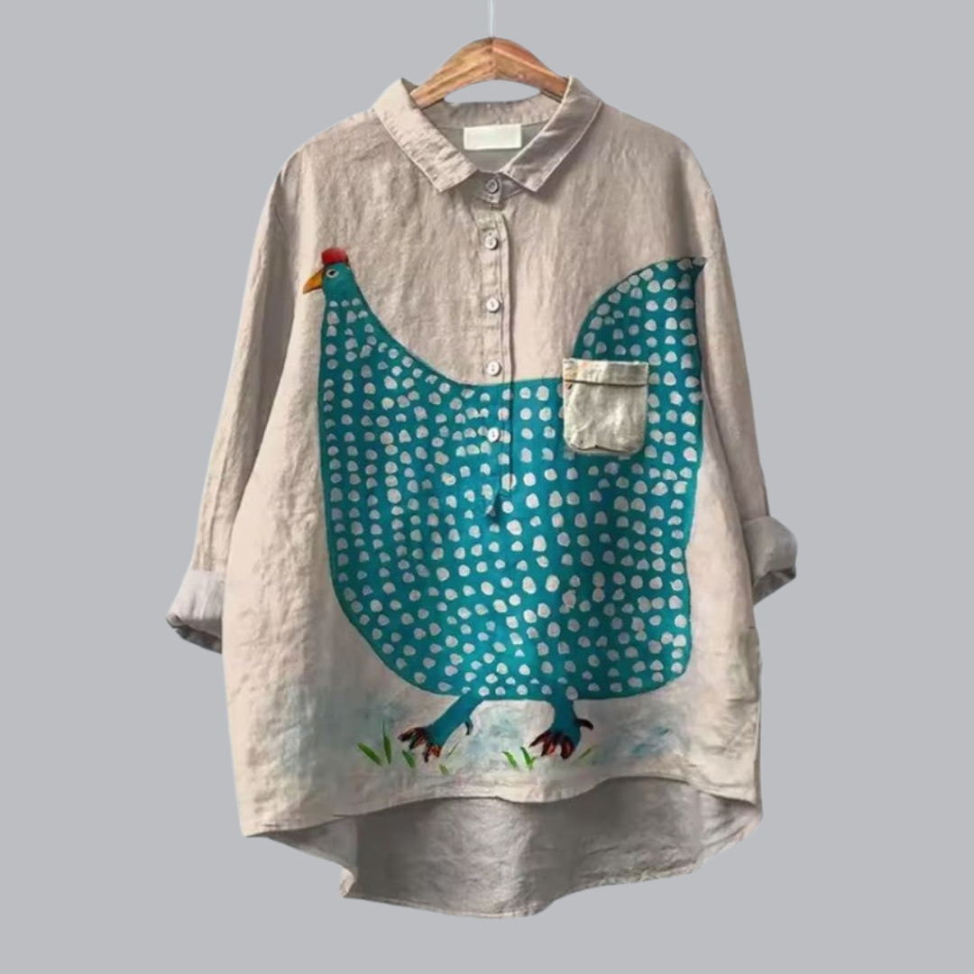 Hadriana™ | Modische Vintage Bluse