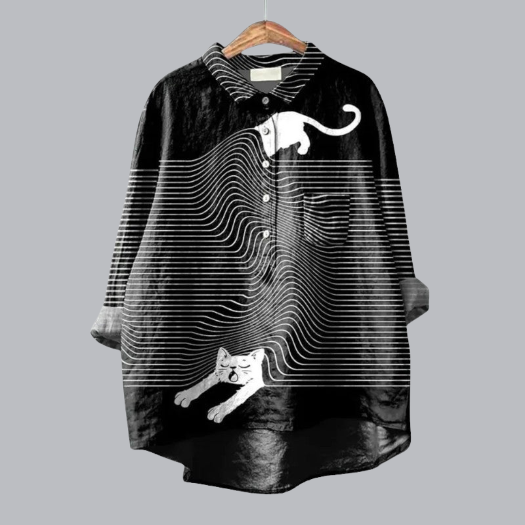 Theda™ | Modische Vintage Bluse