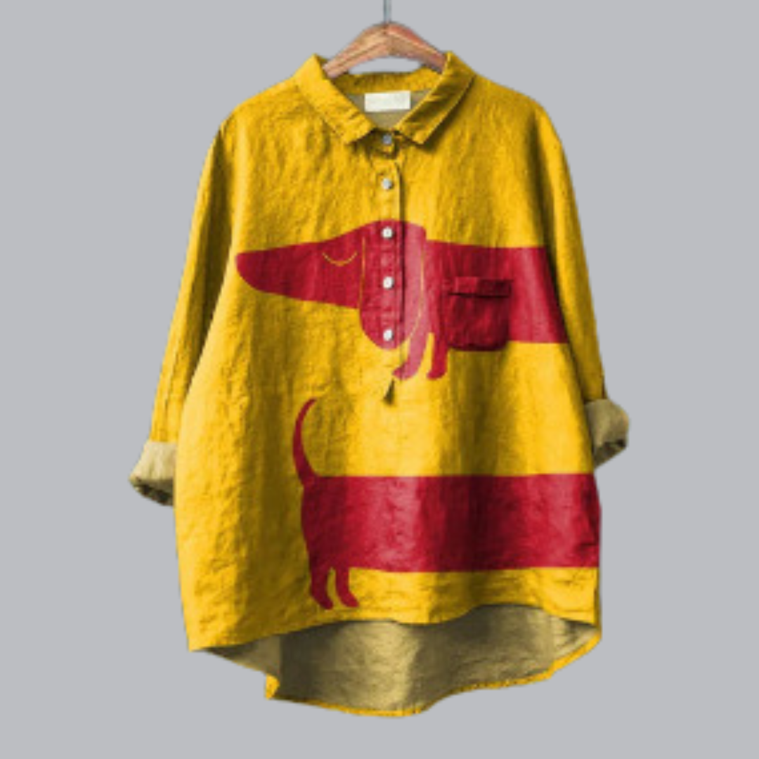 Sandra™ | Modische Vintage Bluse