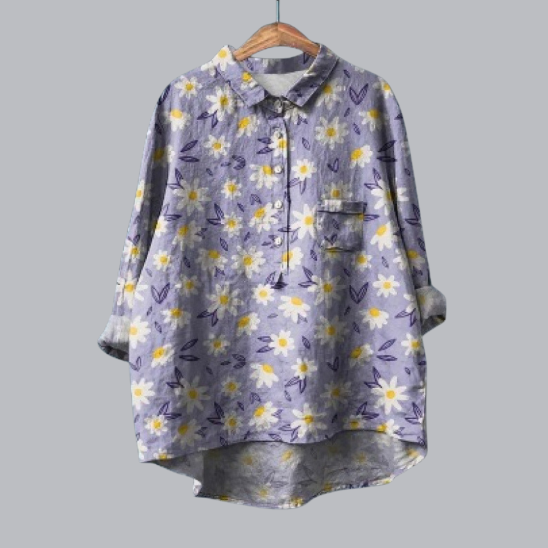 Zelda™ | Modische Vintage Bluse