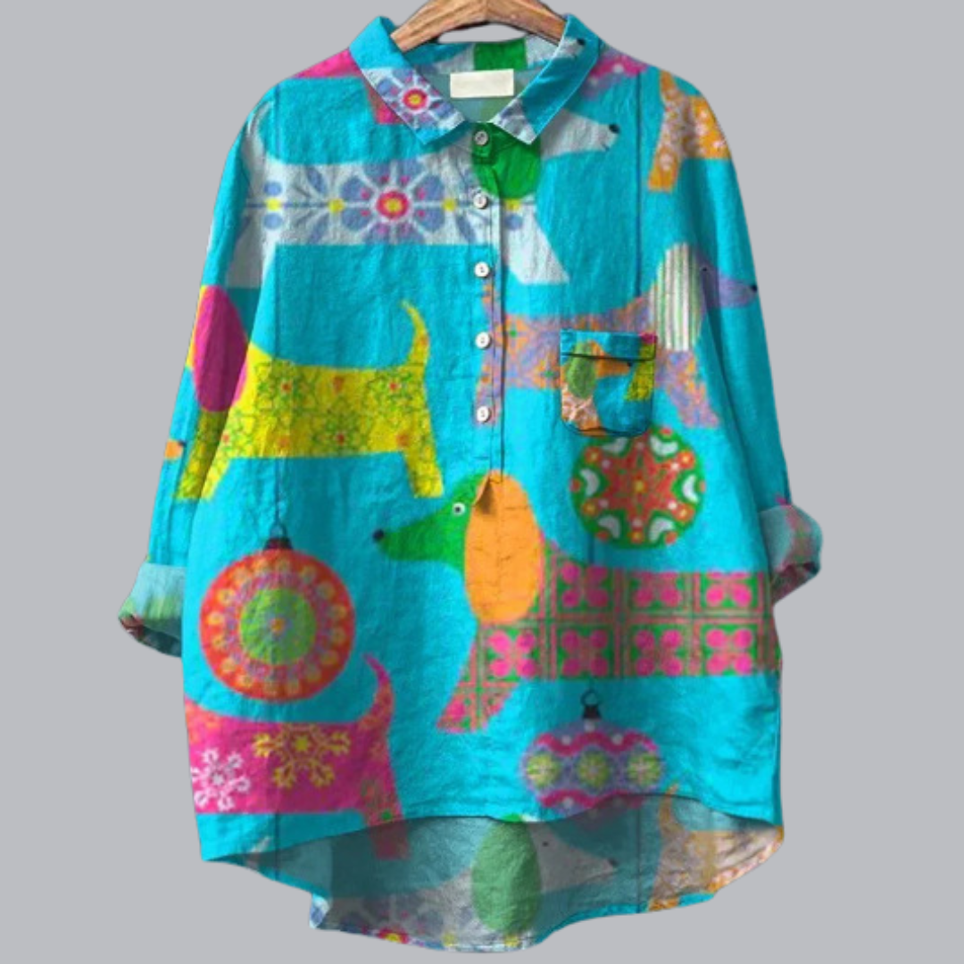 Erna™ | Modische Vintage Bluse