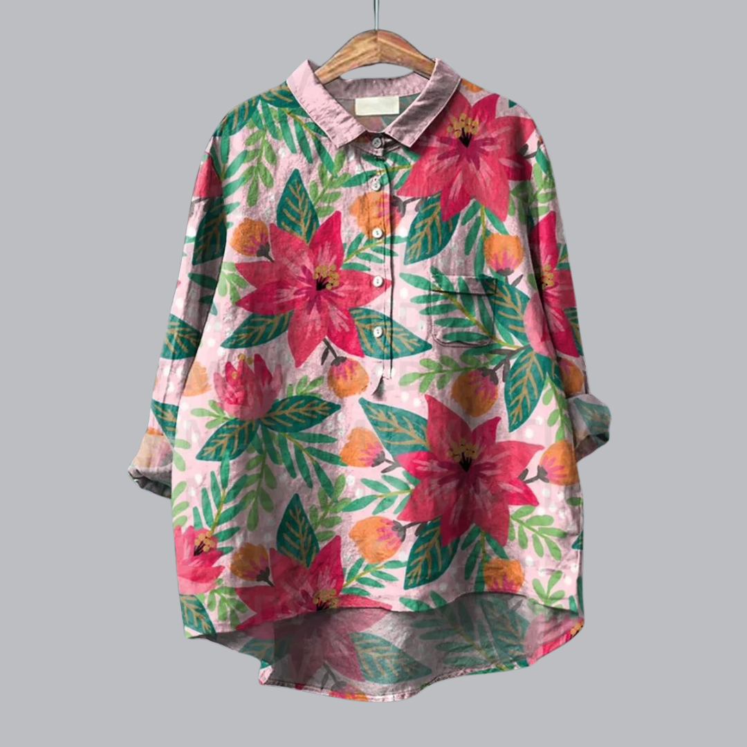 Caroline™ | Modische Vintage Bluse