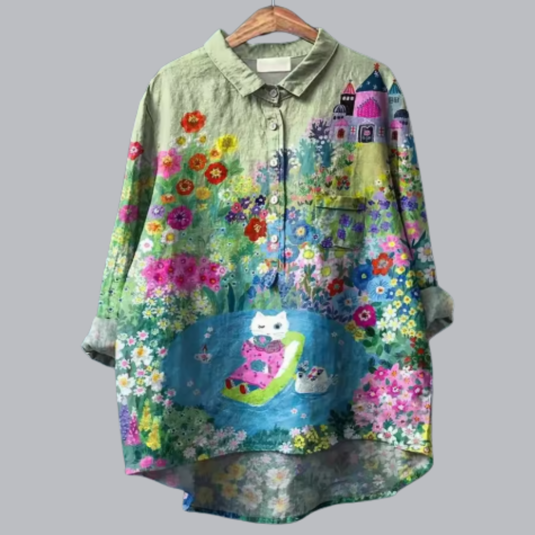 Theodrada™ | Modische Vintage Bluse