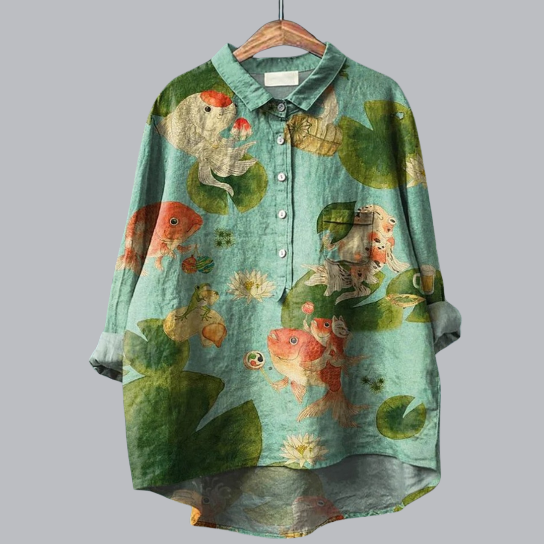 Julika™ | Modische Vintage Bluse