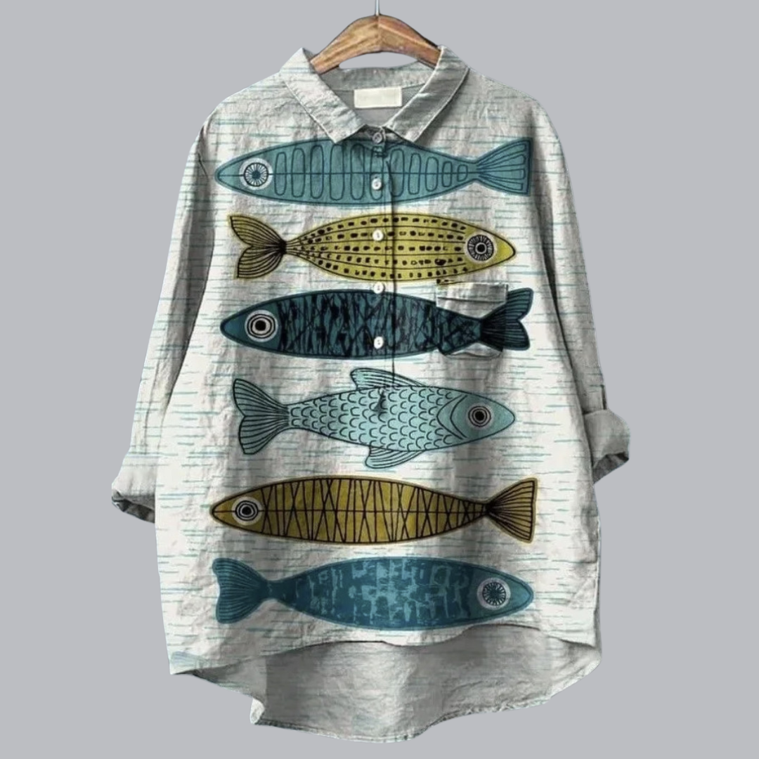 Berthilde™ | Modische Vintage Bluse