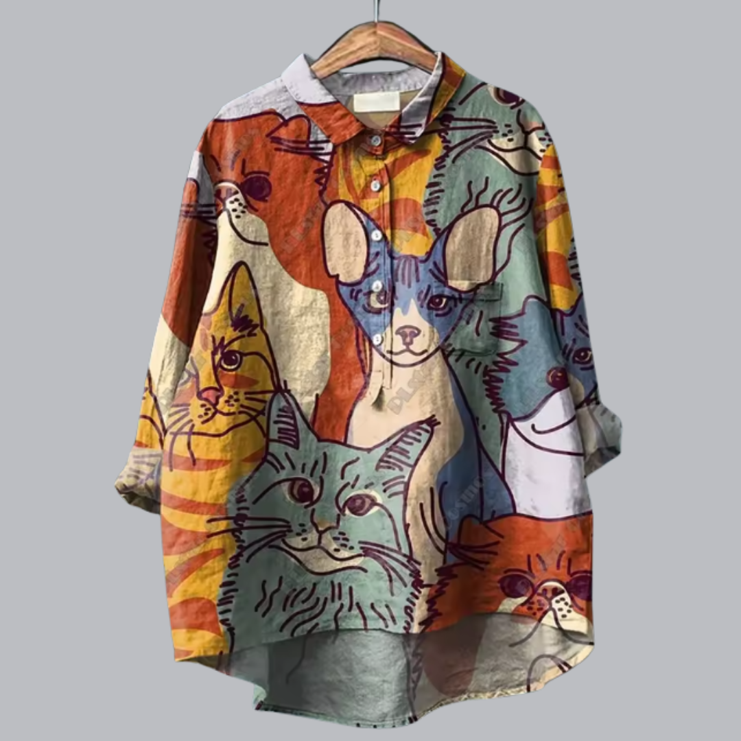 Annegunde™ | Modische Vintage Bluse