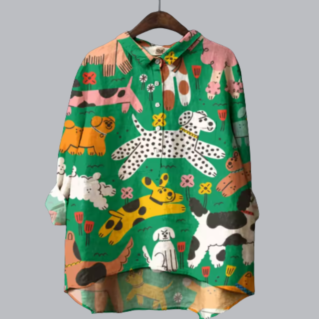 Dagny™ | Modische Vintage Bluse