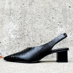 Yola - Kroko Design Orthopädische Elegante Bequeme Pumps