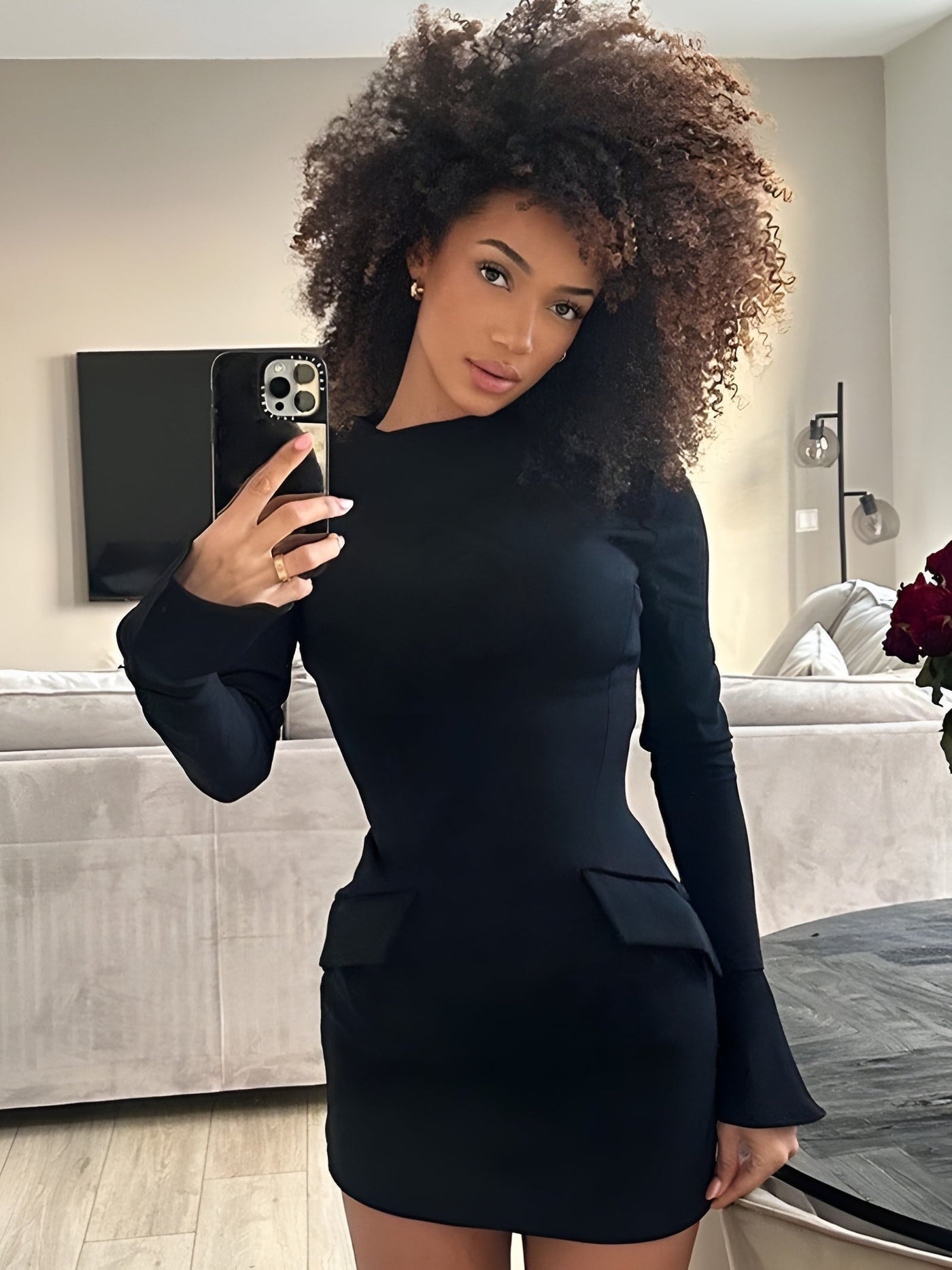 Langarm-Minikleid | Modern und Schick | Elegante Passform