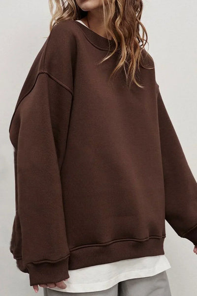 Heidi-Mode | Neck Oversized Sweatshirt