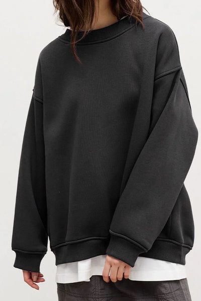 Heidi-Mode | Neck Oversized Sweatshirt