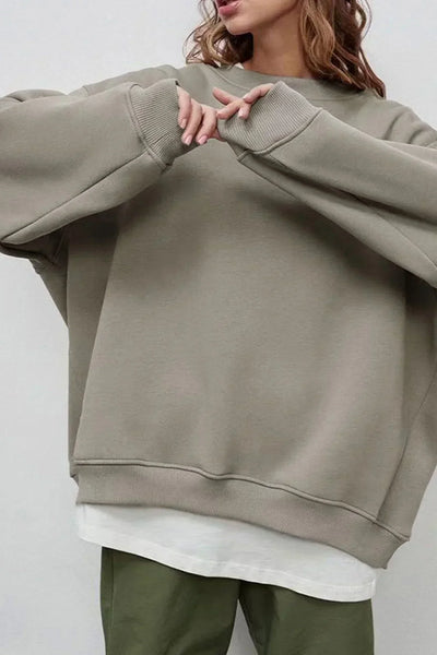 Heidi-Mode | Neck Oversized Sweatshirt