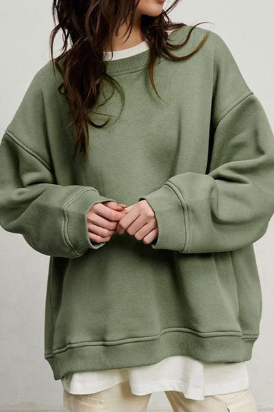 Heidi-Mode | Neck Oversized Sweatshirt