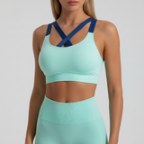 Sportlicher Nahtloser Bustier - MotionLuxe in Blau