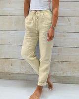 Stacy – Leichte Sommerhose für Damen in Beige