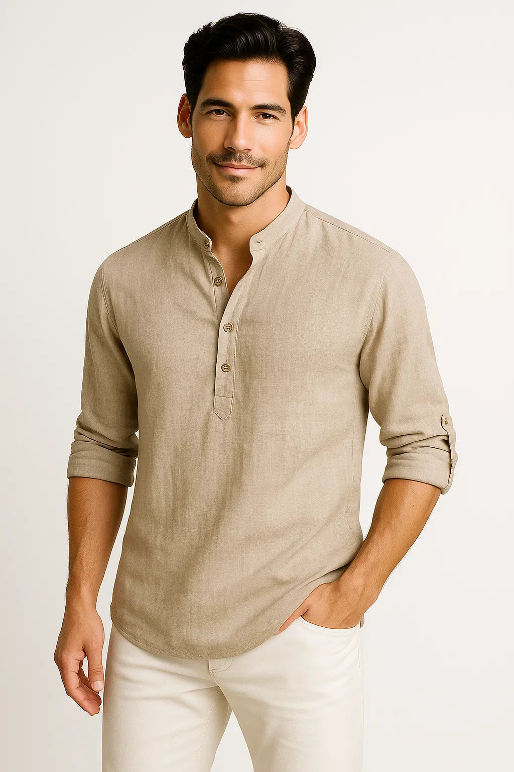 Stilvolles Leinenhemd für Herren