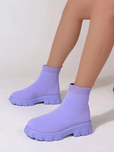 Heidi-Mode | Casual woven ankle boots