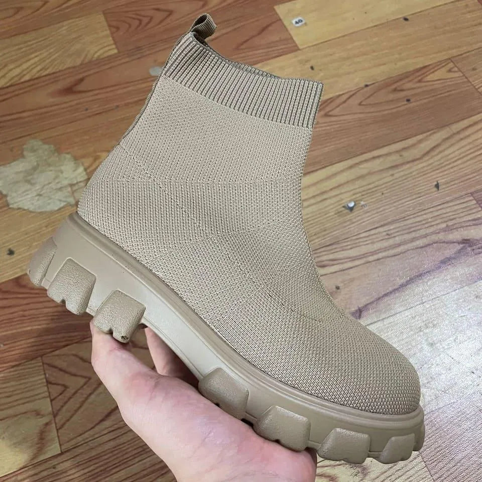 Heidi-Mode | Casual woven ankle boots