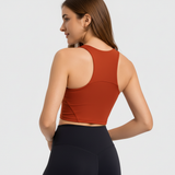 Stützendes Top Mit Pads -  Shirley in Rot