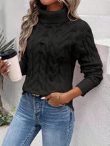 Taillierter Damenpullover - Marta in Schwarz