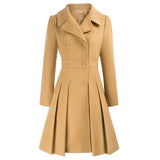 Taillierter Kurzmantel - Milena in Khaki
