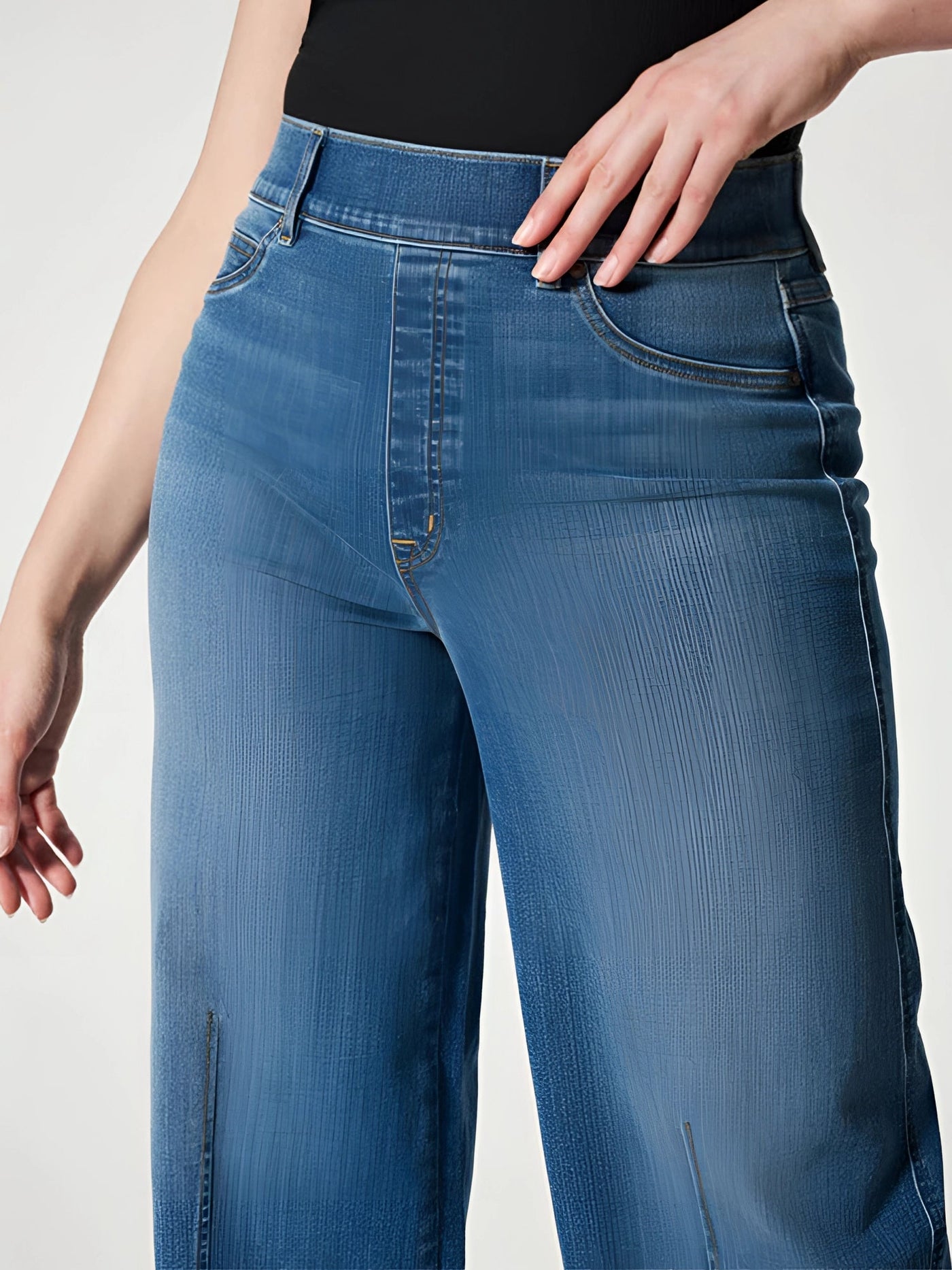 RetroLeg™ | Hohe Taille Jeans im 70er-Stil | Weite Beine & Retro-Schlag
