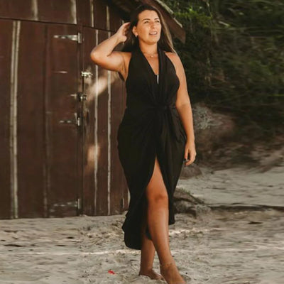 Avelena | Schwarzes Bodycon-Party-Kleid