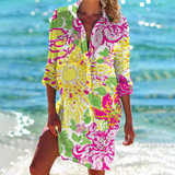 Valencia - Klassisches Sommer Damen Kleid in Gelb