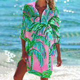 Valencia - Klassisches Sommer Damen Kleid in Hellrosa