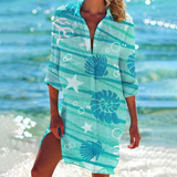 Valencia - Klassisches Sommer Damen Kleid in Grün