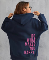 Unisex-Hoodie Mit Lockerem Schnitt - Jesse in Marineblau