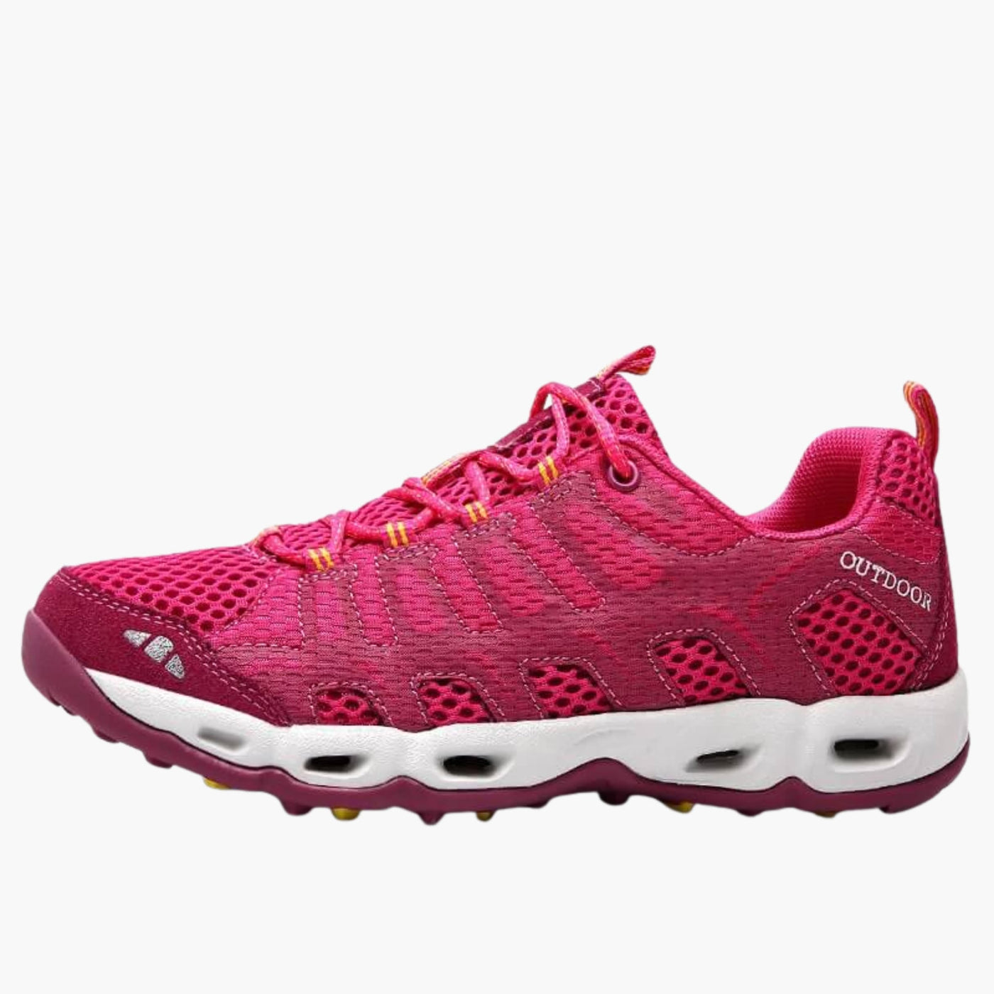 Unisex Trekking-Schuhe mit Schnürverschluss und profilierter Außensohle