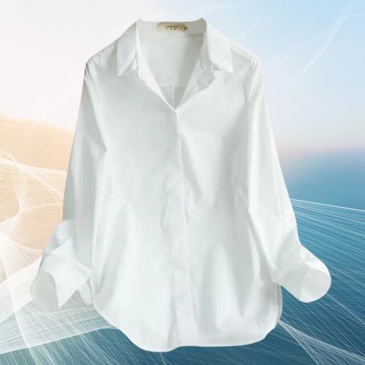 Avelena | Lässiges Lockeres Bürounhemd
