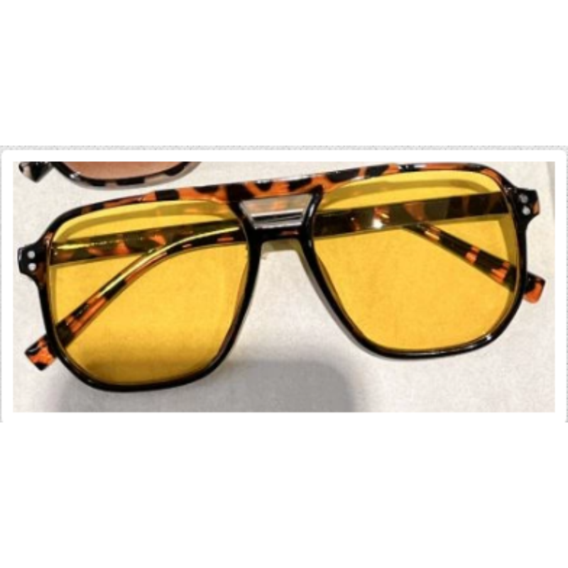 Unisex Vintage Sonnenbrille | Quadratisches Design