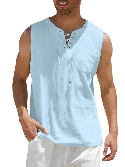 Geo - Bequeme Sommer-Tanktop für Männer