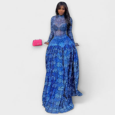 Mia - Maxikleid mit Lily-Mesh-Design