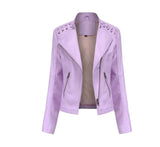 Vintage-Inspirierte Bikerjacke - Lily in Rosa
