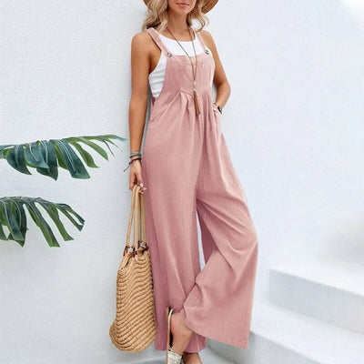 Malina - Vintage-Overall Aus Baumwolle Und Leinen