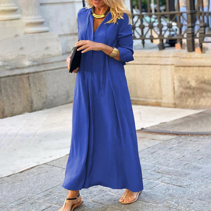 Berkley - Damen Bequemes Maxikleid