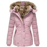 Winterjacke Damen Regular Fit in Rosa