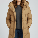 Winterparka Mit Kapuze - Emelie in Gelb