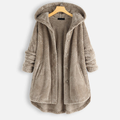 Veronika™ | Winter Reversible Fleece-Kapuzenjacke