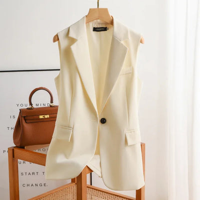 Wendy | Eleganter Ärmelloser Blazer für Damen